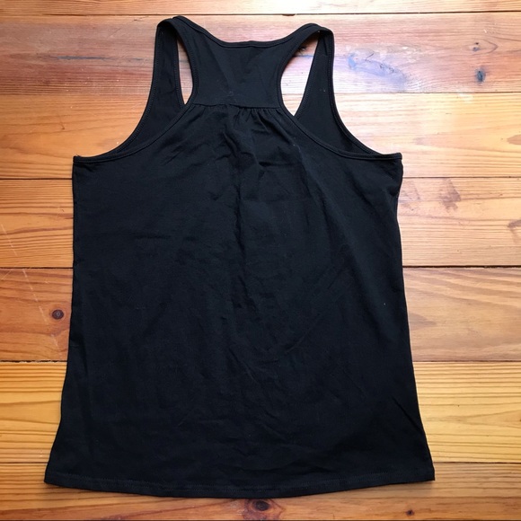 Graphic Tinker Bell Black White Tank Top, EUC, L - Picture 9 of 10
